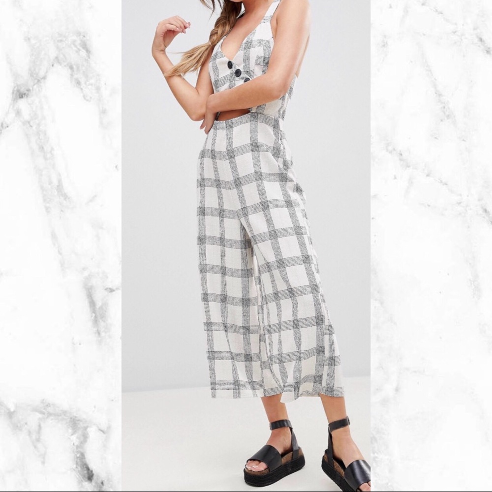 ASOS Tall Textured Jumpsuit